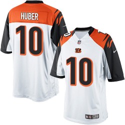 Cincinnati Bengals Kevin Huber Official Nike White Limited Adult Road NFL Jersey
