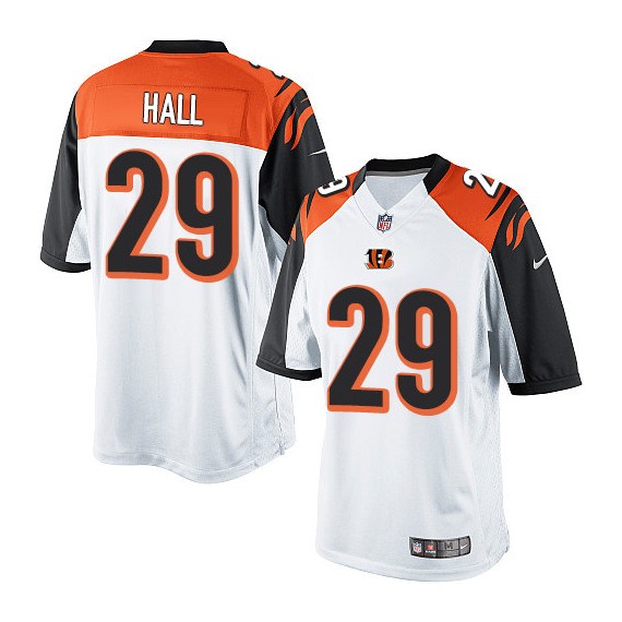 Cincinnati Bengals Leon Hall Official Nike White Limited Adult Road NFL Jersey