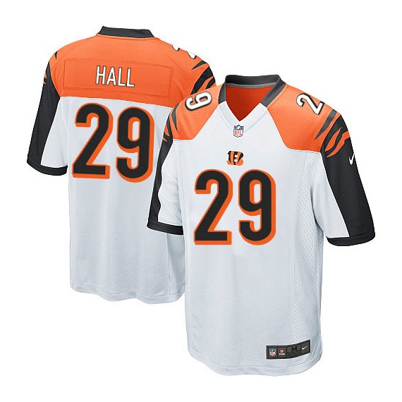 Cincinnati Bengals Leon Hall Official Nike White Limited Youth Road NFL Jersey
