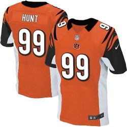 Cincinnati Bengals Margus Hunt Official Nike Orange Elite Adult Alternate NFL Jersey