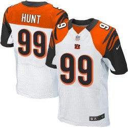 Cincinnati Bengals Margus Hunt Official Nike White Elite Adult Road NFL Jersey