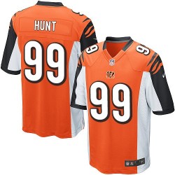 Cincinnati Bengals Margus Hunt Official Nike Orange Game Adult Alternate NFL Jersey