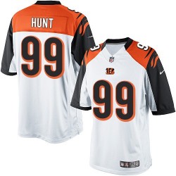 Cincinnati Bengals Margus Hunt Official Nike White Limited Adult Road NFL Jersey