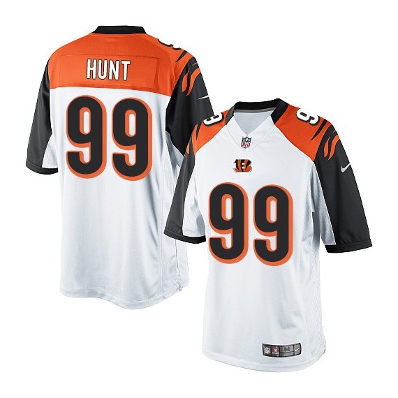 Cincinnati Bengals Margus Hunt Official Nike White Limited Adult Road NFL Jersey