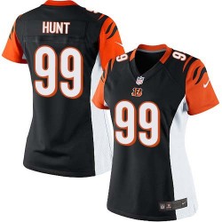 Cincinnati Bengals Margus Hunt Official Nike Black Elite Women's Home NFL Jersey