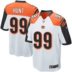 Cincinnati Bengals Margus Hunt Official Nike White Limited Youth Road NFL Jersey