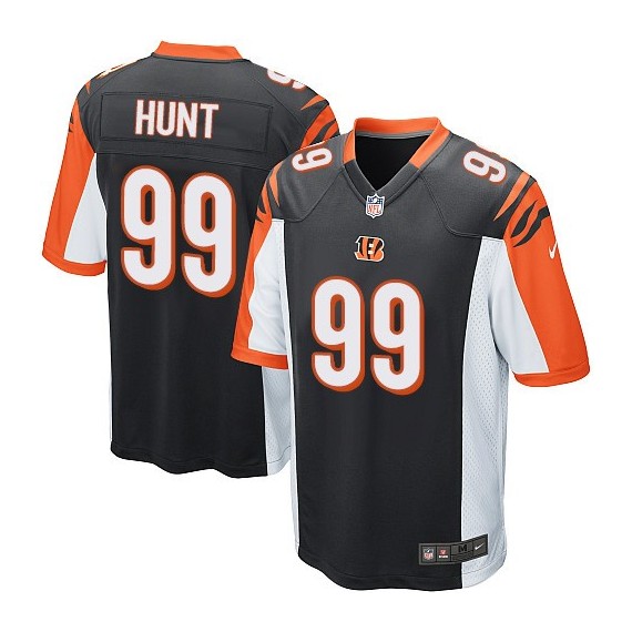 Cincinnati Bengals Margus Hunt Official Nike Black Elite Youth Home NFL Jersey