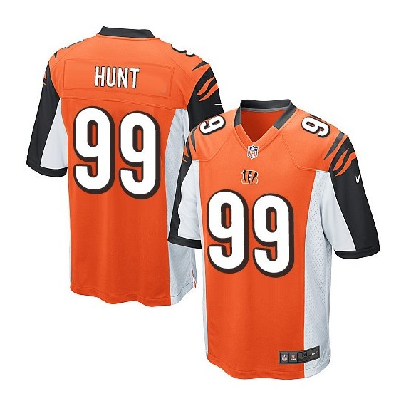 Cincinnati Bengals Margus Hunt Official Nike Orange Limited Youth Alternate NFL Jersey