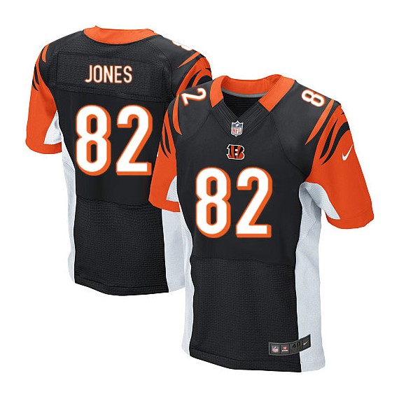 Cincinnati Bengals Marvin Jones Official Nike Black Elite Adult Home NFL Jersey